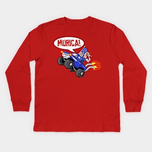 Captain Murica Kids Long Sleeve T-Shirt